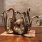 Rustic Kraken Octopus Mug Holder – Nautical Coffee Cup Organizer, 8-Mug Capacity