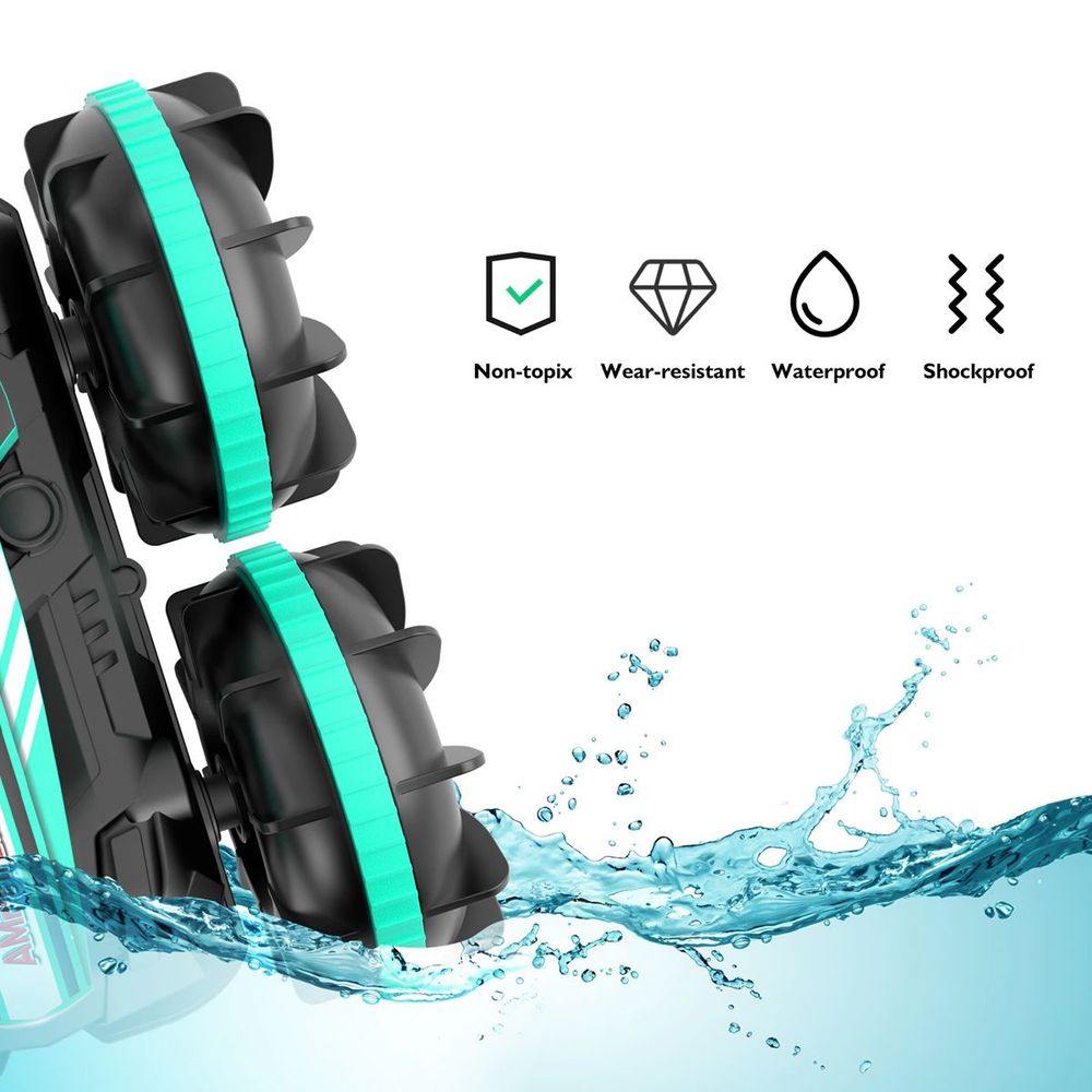 Véhicule de cascade télécommandé tout-Terrain-voiture à dérive Double face avec roues LED, jouet d'aventure en plein air pour garçons