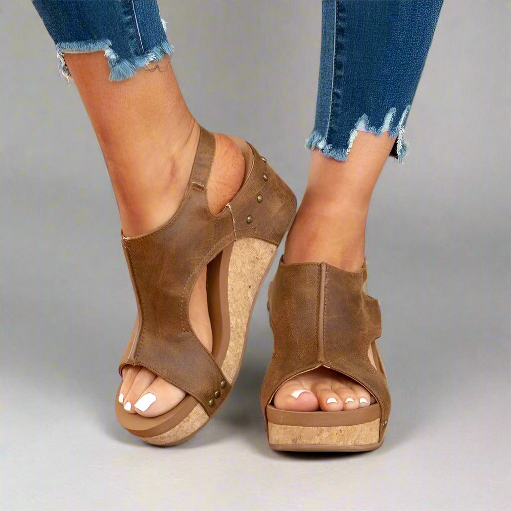 Orthopedic Vegan Leather Sandals for Flat Feet with Pain Relief and Comfortable Fit, Purple, Easy On/Off Velcro Closure-5