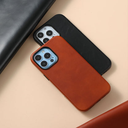 Læderetui til iPhone 15 Premium Slank Beskyttelsescover