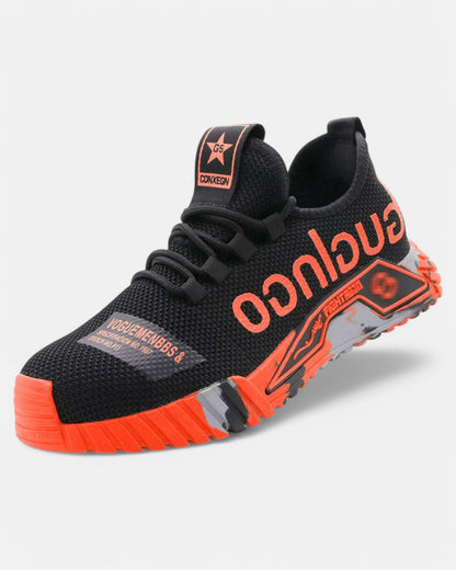 Robust Safety Shoes with Steel Toe Protection, Breathable Mesh Upper, Non-Slip Rubber Sole for Work and Outdoor Use-2