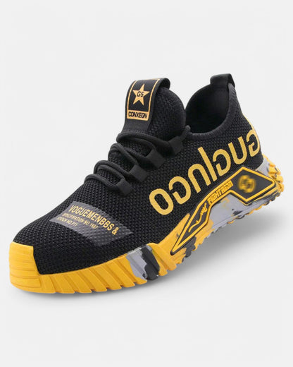 Robust Safety Shoes with Steel Toe Protection, Breathable Mesh Upper, Non-Slip Rubber Sole for Work and Outdoor Use-3