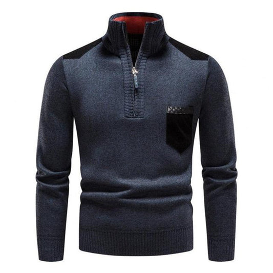 Lightweight Refined Men's Half Zip Pullover - Merino Wool