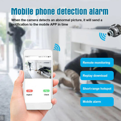 Mini WiFi Kamera 1080P Natvision Bevægelsesalarmer Fjernbetjening Nem App Opsætning Hjemmesikkerhed 2025