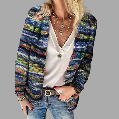 Soft Women's Knit Cardigan - Relaxed Open Front Warm Casual