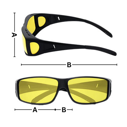 Night Driving Clarity Glasses - Polarized Night Vision for Safer Driving