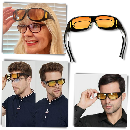 Night Driving Clarity Glasses - Polarized Night Vision for Safer Driving