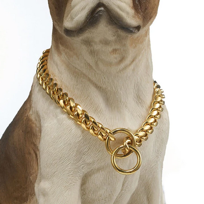 Collar de cadena para perro – Cadena resistente, resistente a mordeduras, accesorio duradero para mascotas para paseos diarios Regalo otoño 2025