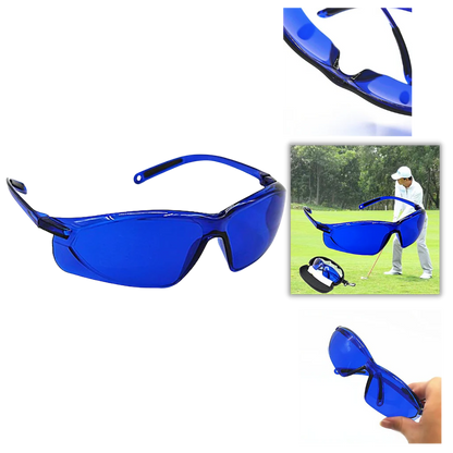 Golfball-Findebrille blaue Gläser Unisex Golfbrille UV-Schutz Herbst 2025 Trend