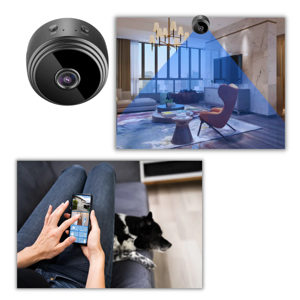 Mini kabellose Sicherheitskamera Magnetische Halterung Innen WiFi Kamera Herbst 2025 Nachtsicht Bewegungsalarme