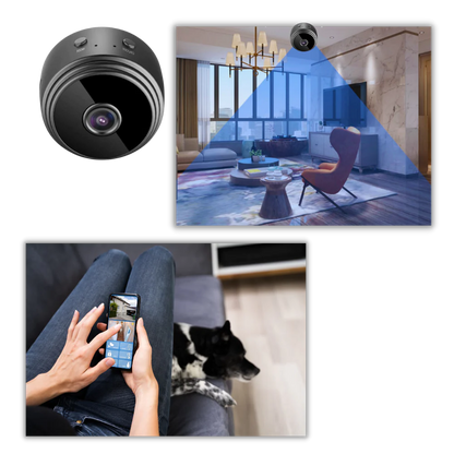 Mini kabellose Sicherheitskamera Magnetische Halterung Innen WiFi Kamera Herbst 2025 Nachtsicht Bewegungsalarme