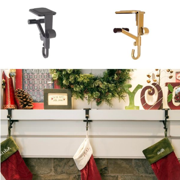 Stocking Hangers Heavy Duty 2in1 Garland And Mantel Decor Holiday 2025 No Slip 20 Lb Capacity