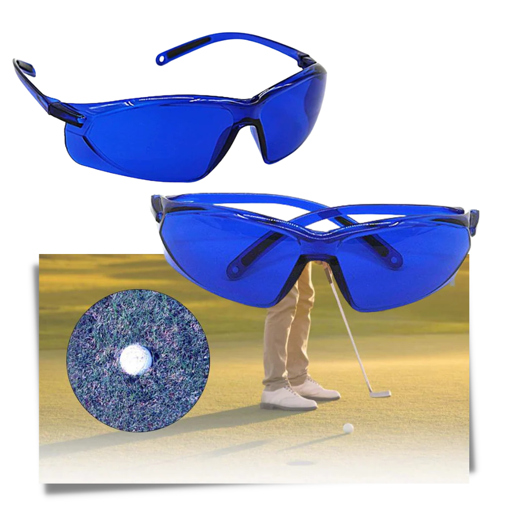 Golfball-Findebrille blaue Gläser Unisex Golfbrille UV-Schutz Herbst 2025 Trend