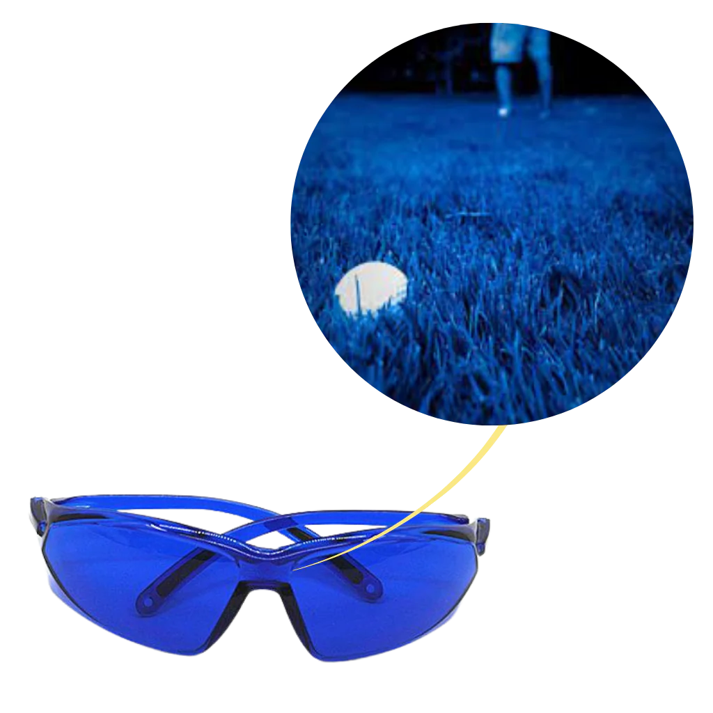 Golfball-Findebrille blaue Gläser Unisex Golfbrille UV-Schutz Herbst 2025 Trend