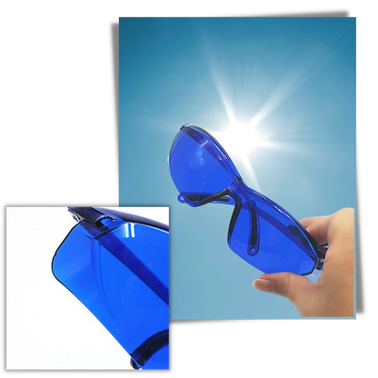 Golfball-Findebrille blaue Gläser Unisex Golfbrille UV-Schutz Herbst 2025 Trend