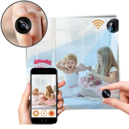 Mini kabellose Sicherheitskamera Magnetische Halterung Innen WiFi Kamera Herbst 2025 Nachtsicht Bewegungsalarme