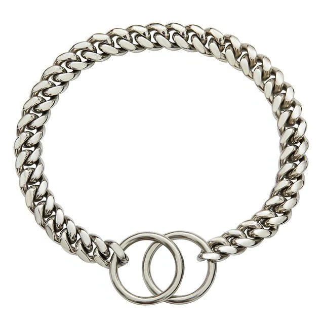 Collar de cadena para perro – Cadena resistente, resistente a mordeduras, accesorio duradero para mascotas para paseos diarios Regalo otoño 2025