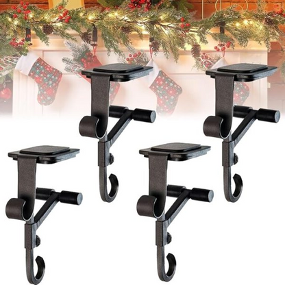 Stocking Hangers Heavy Duty 2in1 Garland And Mantel Decor Holiday 2025 No Slip 20 Lb Capacity