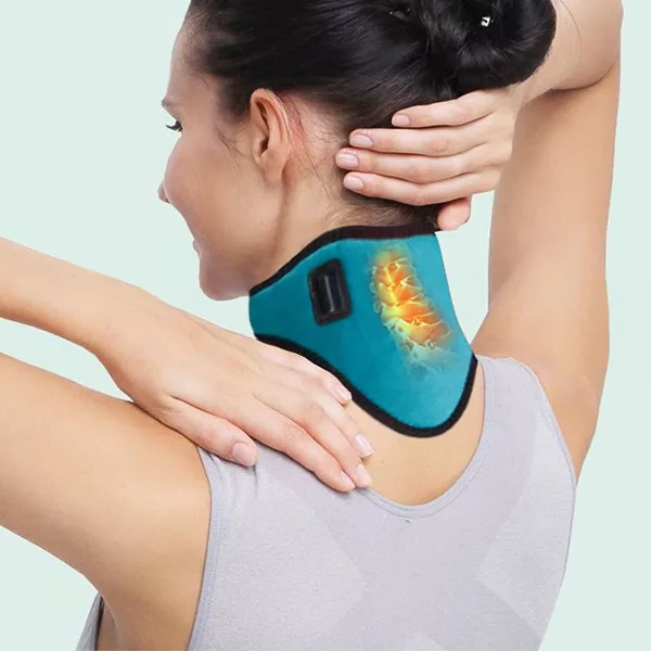 Elektrische Verwarmingsnekbrace Verstelbare Warmtetherapie voor Nekpijnverlichting Spring Wellness 2026 Cadeau