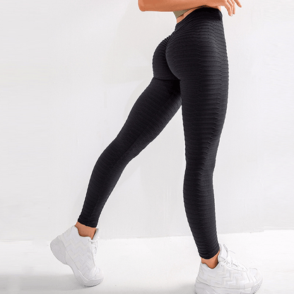 Women's Quick Dry Peach Booty Fit Gym Leggings, Full-Length Stretch Fitness Pants for Workout and Casual Wear-5