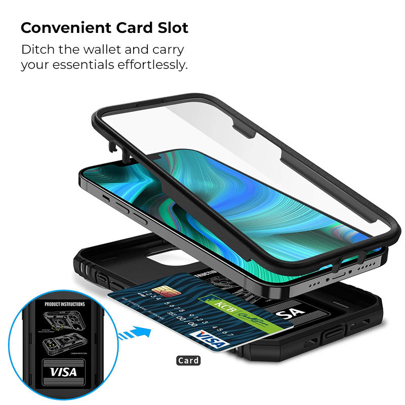 Magnetisk telefoncover robust ringfodstøtte Fall 2025