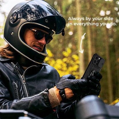 Magnetisk telefoncover robust ringfodstøtte Fall 2025