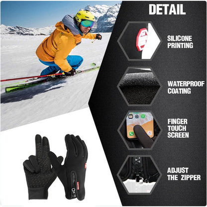 Thermal Gloves Fleece Lined Cycling Ski Gloves Fall 2025