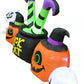 8ft Halloween Inflatable Pumpkin Witch Cauldron with Trick-or-Treat Sign – Outdoor Yard Decoration