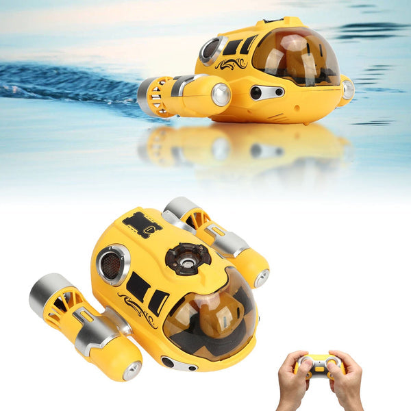 Waterproof Remote Control Motorboat with Dual Propellers - Fun RC Steamboat for Kids, Perfect Pool Toy