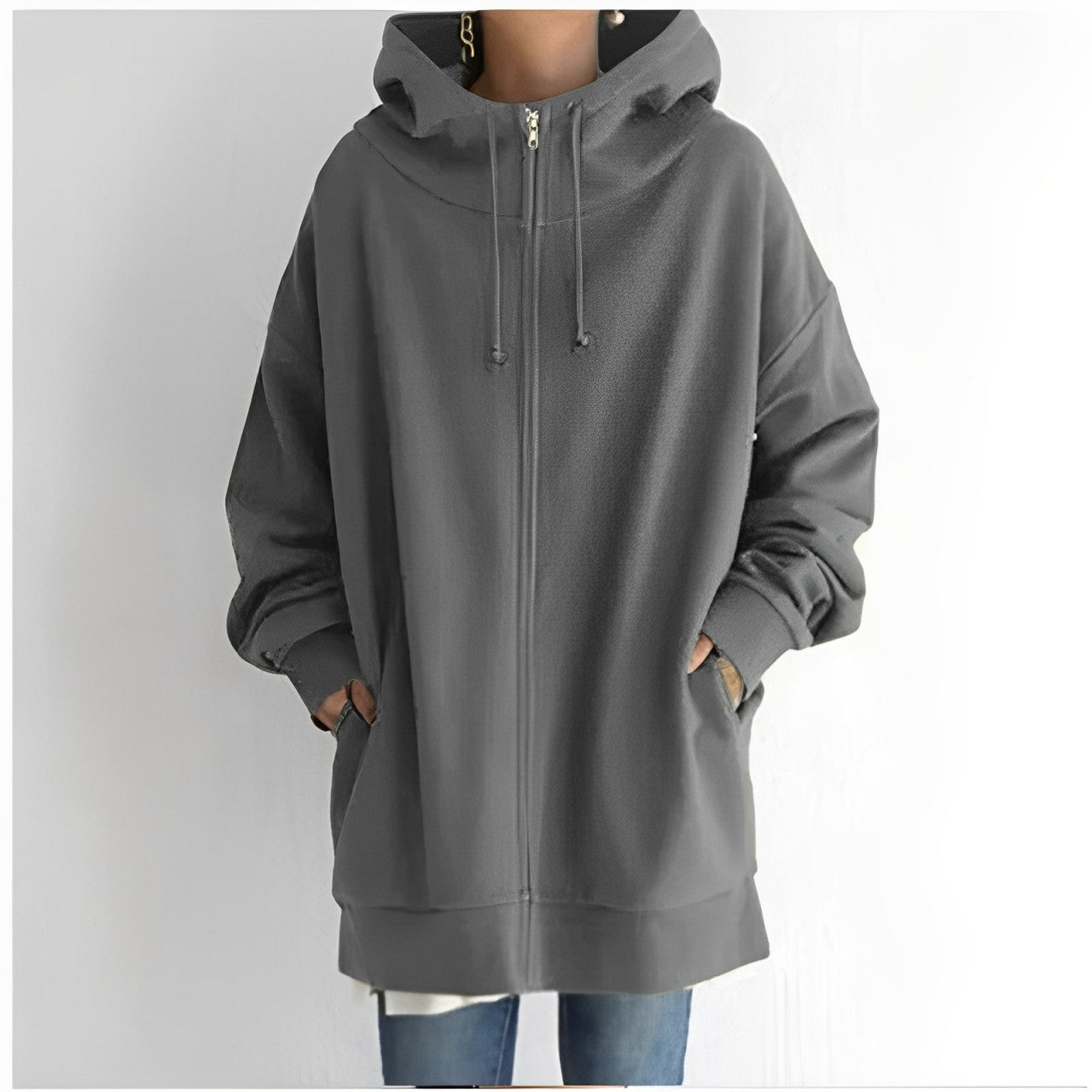 Warm Womens Fleece Hoodie - Oversized, Brushed Fleece