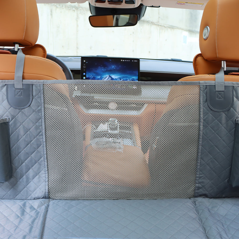 Copertura per Seggiolino Auto Amaca Impermeabile Protettore con Tasche Portaoggetti e Finestra in Rete per Auto e Camion Regalo Autunno 2025