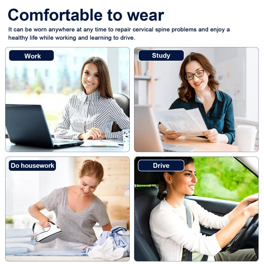 Dispositif de traction cervicale – Décompression par thérapie thermique à airbag, soulagement de la douleur automne 2025