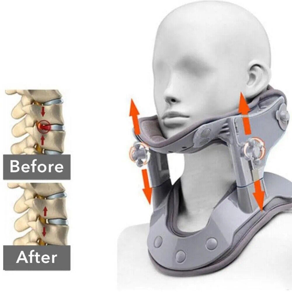 Dispositif de traction cervicale – Décompression par thérapie thermique à airbag, soulagement de la douleur automne 2025