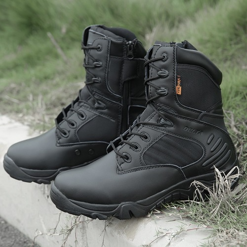 Supportive Men's Hiking Boots - High Ankle Suede, Winter