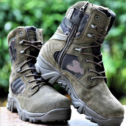 Supportive Men's Hiking Boots - High Ankle Suede, Winter