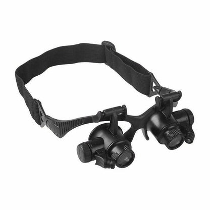 Gafas de aumento con diadema LED lupa viral en TikTok regalo otoño 2025 trabajo detallado sin sombras