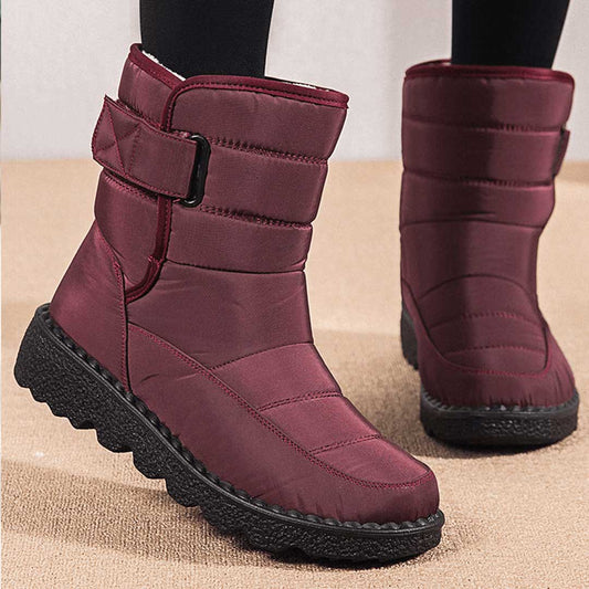 Insulating Women’s Winter Boots - Quilted Midcalf, Warm