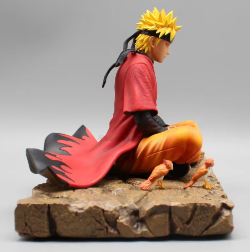 Uzumaki Naruto PVC Action Figur - Samlermodell for skrivebordsdekorasjon, ideell gave til Naruto-fans 15 cm (5,9 tommer)