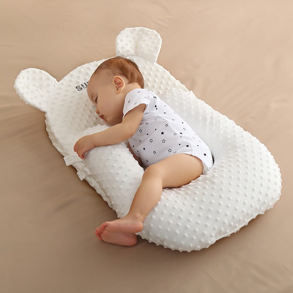 Soft Memory Foam Baby Feeding Wedge Pillow - Adjustable Anti-Reflux Support for Infants, Portable Comfort for Stress-Free Feedings