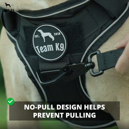 Dog Harness No-Pull Tactical Front Clip With 4 Quick-Release Buckles Reflective Strips Top Handle Fall 2025
