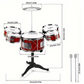 Kids Jazz Drum Set - Beginner-Friendly Percussion Toy with 5 Drums & Cymbals for Young Musicians