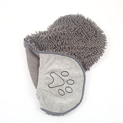 Toalla envolvente para perros con bolsillos para manos de microfibra de secado rápido para mascotas suave y absorbente envoltura de baño otoño 2025 regalo acogedor