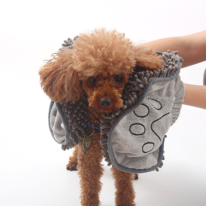 Toalla envolvente para perros con bolsillos para manos de microfibra de secado rápido para mascotas suave y absorbente envoltura de baño otoño 2025 regalo acogedor